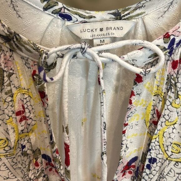 LUCKY BRAND Pheasant Top M - Picture 3 of 8